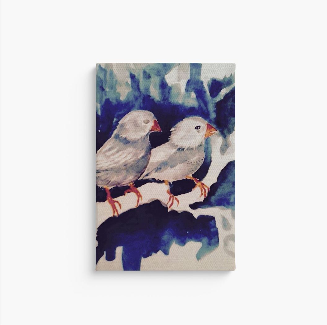 2 Birds Canvas Print