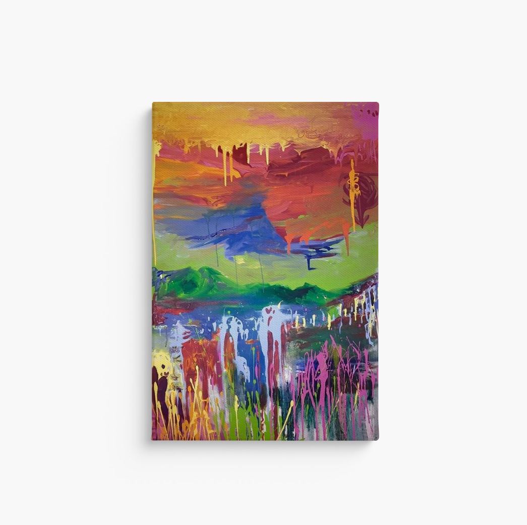 Abstract Landscape Canvas Print