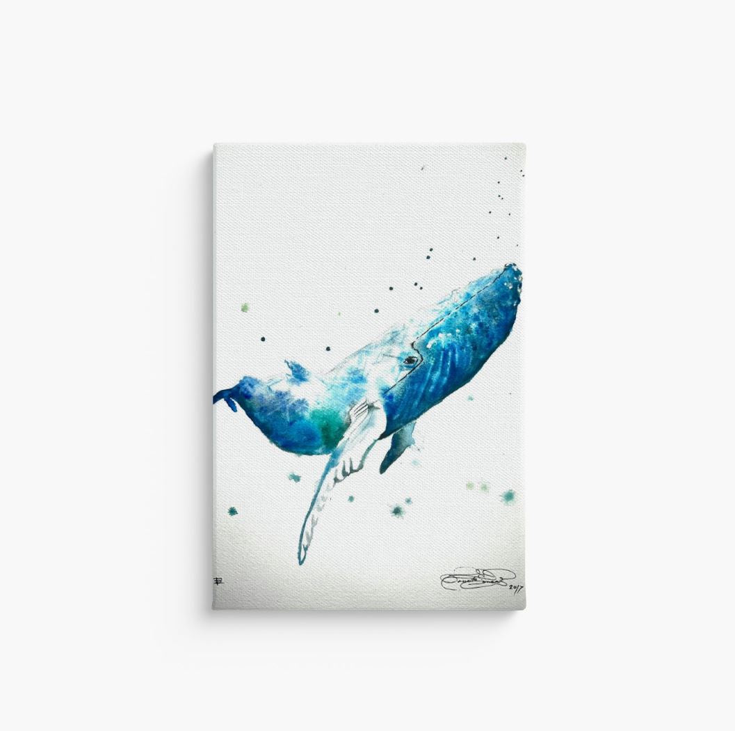 Deep Blue Sea Canvas Print